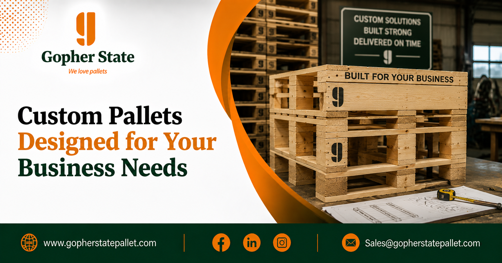 Custom Pallets Designed for Your Business Needs